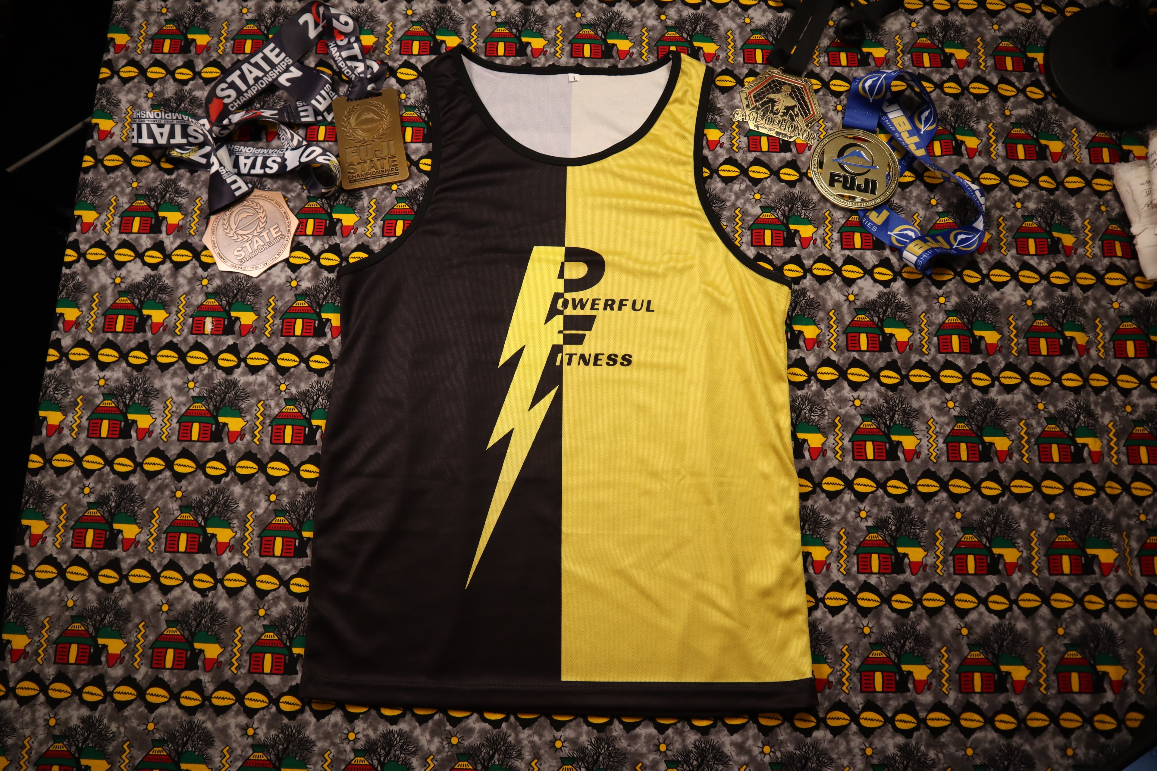 Powerful Fitness Exercise Outfit